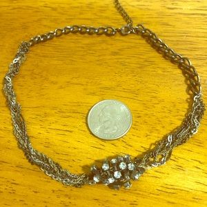 Choker necklace.